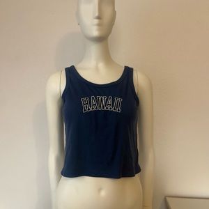 Hawaii cropped tank